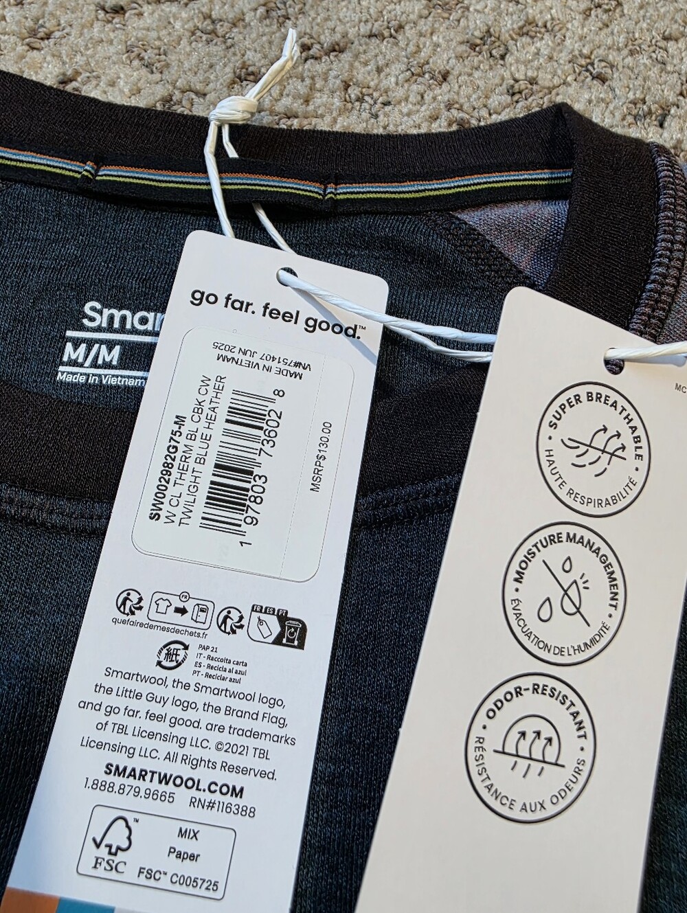 Smartwool Thermal Baselayer NWT - Picture 5 of 8